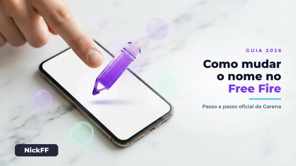 Como Mudar o Nome no Free Fire em 2026: Passo a Passo, Custo e Cartão