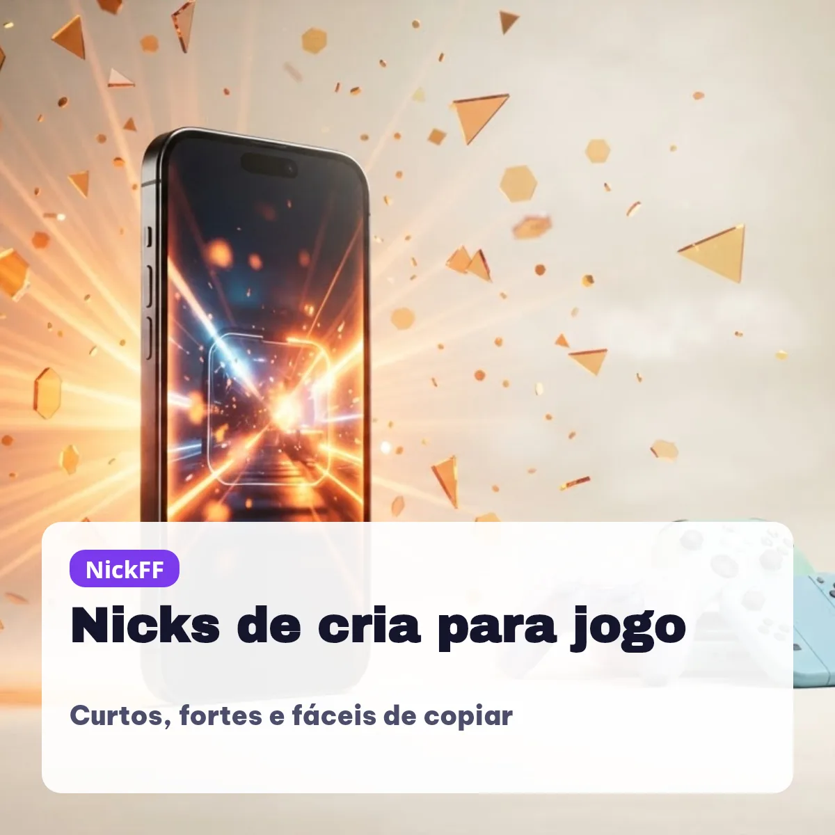 Nicks de cria para jogo: curtos, fortes e fáceis de copiar